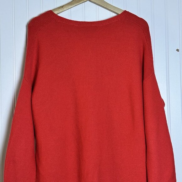 Boden Clare V-Neck Sweater Jumper Pullover Cotton Wool size L Relax Fit Casual - Picture 9 of 13
